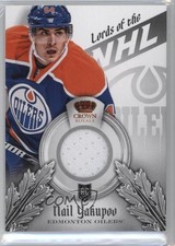 2013-14 Panini Crown Royale Lords of the NHL Materials Nail Yakupov #L-NY 7k0