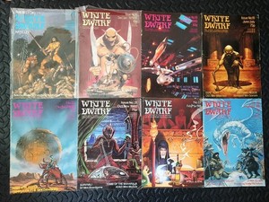 Vintage White Dwarf Science Fiction and Fantasy Games Magazine lot of 41 Issues
