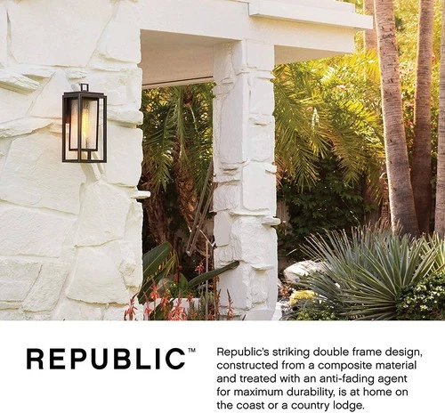 Hinkley Republic 12" Oil-Rubbed Bronze Marine Grade Outdoor Wall Light - Picture 8 of 10