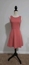Express Dress Women's Size Small Rose Pink V-Neck Fitted Short