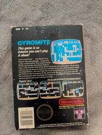 Vintage Gyromite, NES Nintendo Entertainment System 5-Screw  W/Manual & Box