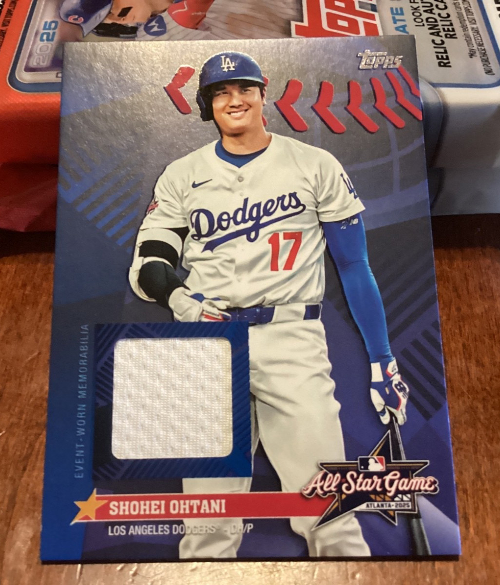 Shohei Ohtani 2025 Topps Update #AS-SO All-Star Stitches Price