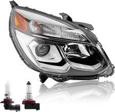 Compatible with 2016 2017 Chevy Equinox L/LS/LT/LTZ Headlight with Bulbs Project