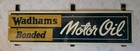New ListingVintage Milwaukee Wadhams Motor Oil & Lubricant 1930's Metal Advertising Sign Ex