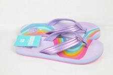 Reef Kids Ahi Flip Flop Sandals Candyland Purple Shimmer CJ5685 0040