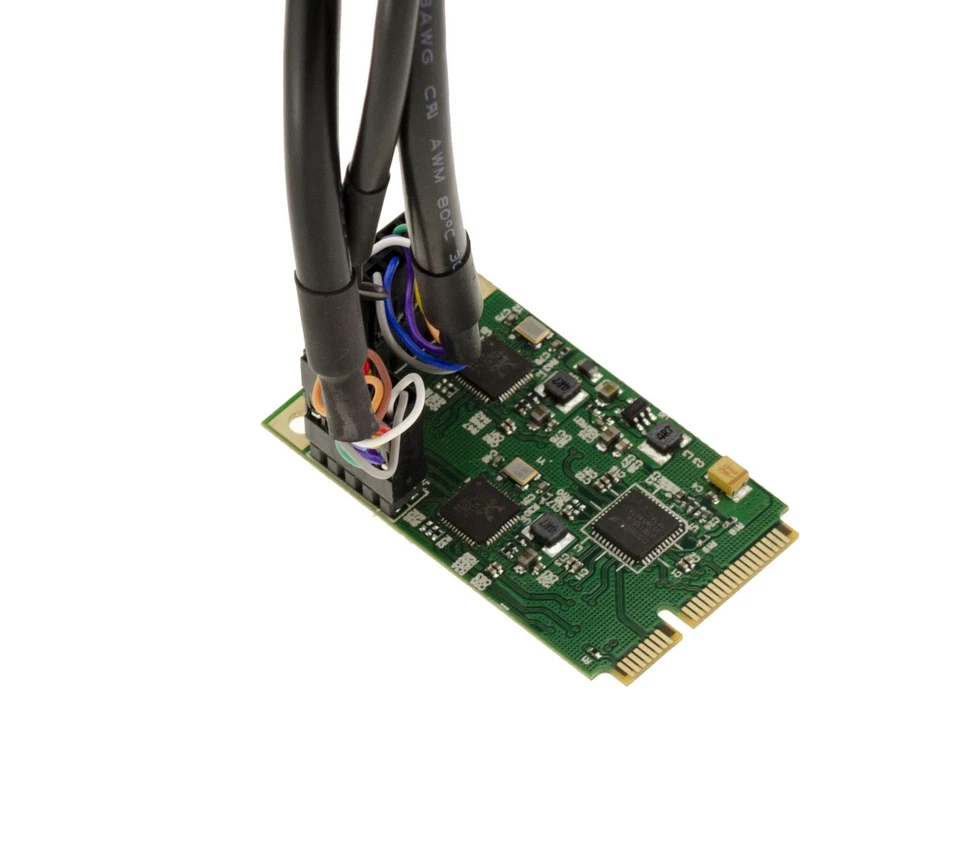 Scheda MiniPCIe - DUAL GIGABIT LAN ETHERNET - 2 PORTE - Mini PCI Express - Immagine 2 di 3