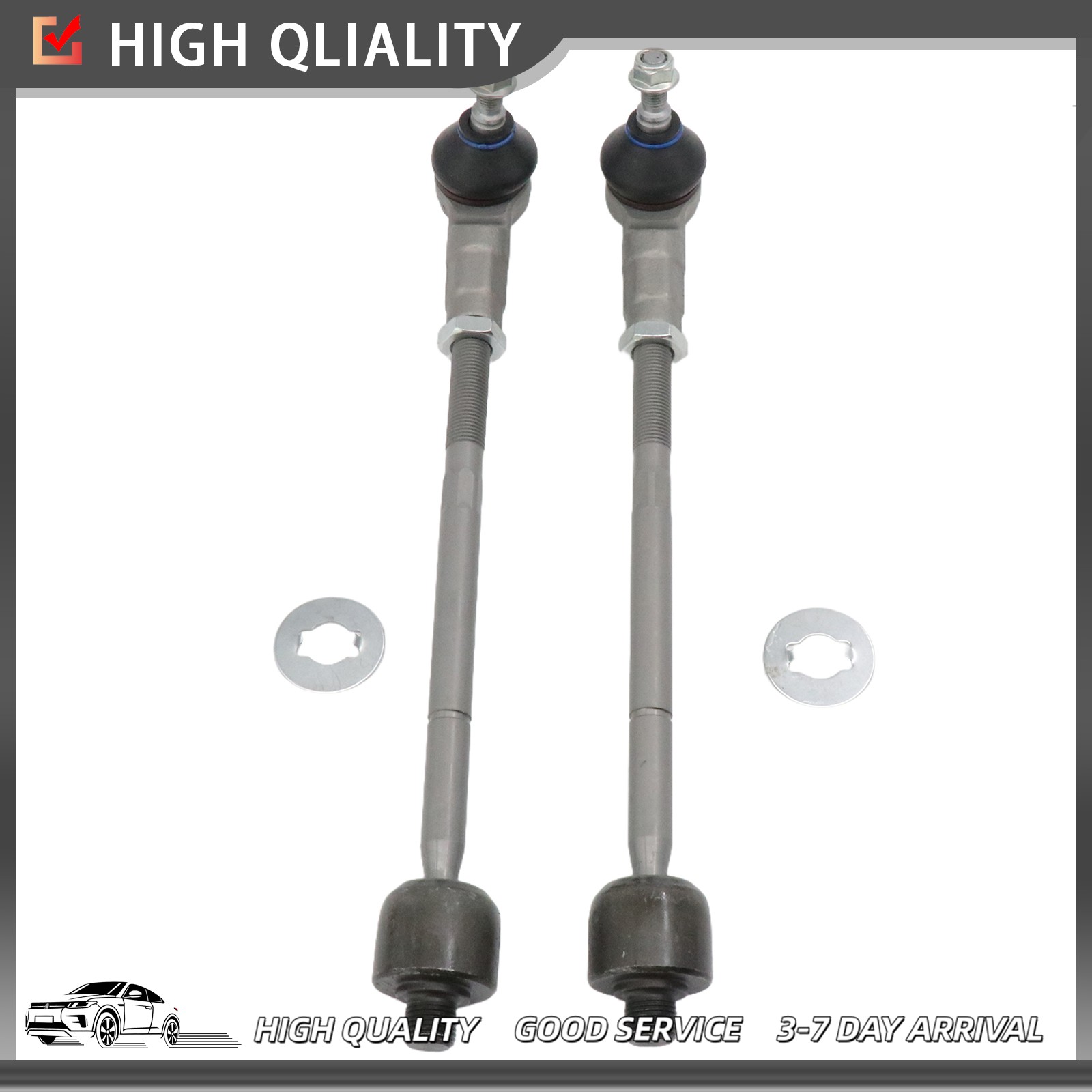 (4x) Front Inner & Outer Tie Rod End kit For Maserati Quattroporte GC GT USA