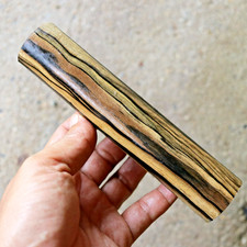Black  White Ebony Round Blank 36x168mm Woodworking DIY Crafts 1129
