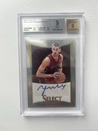 2012-13 Panini Select #159 Jonas Valanciunas #145/149 HS - BGS 9 - Picture 1 of 2