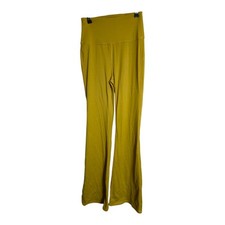 Lululemon Pant 2 Groove Gold Flare Leg High Rise Luon Yoga 30" Athleisure Gym