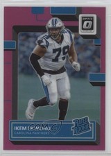 2022 Panini Donruss Optic Rated Rookie Pink Prizm Ikem Ekwonu #253 1d0h