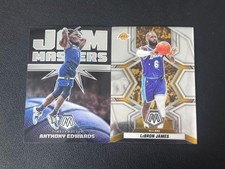 21-22 Panini Mosaic Basketball Base LeBRon James Jam Masters Anthony Edwards