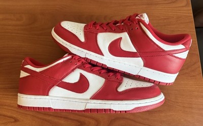 Nike Dunk Low SP St. John's Men's Sneakers Size 10.5 Red/White