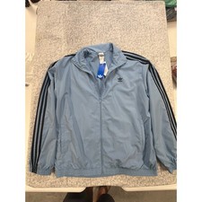 Adidas Originals FB OS TT Firebird Track Top Ash Blue Black JY2638 Womens L NWT
