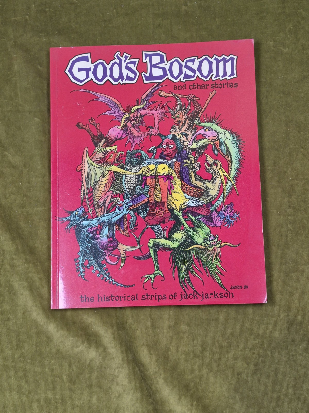 God's Bosom & Other Stories - Jack Jackson , Fantagraphics 1995 1st PB