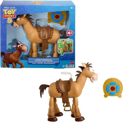 Disney Pixar Toy Story 5 Giddy-Up Bullseye Télécommandé RC avec Son Mattel 3+ - Photo 1/3