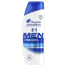 6 x Head & Shoulders 2in1 Shampoo Men Total Care 330ml 14.72 per litre