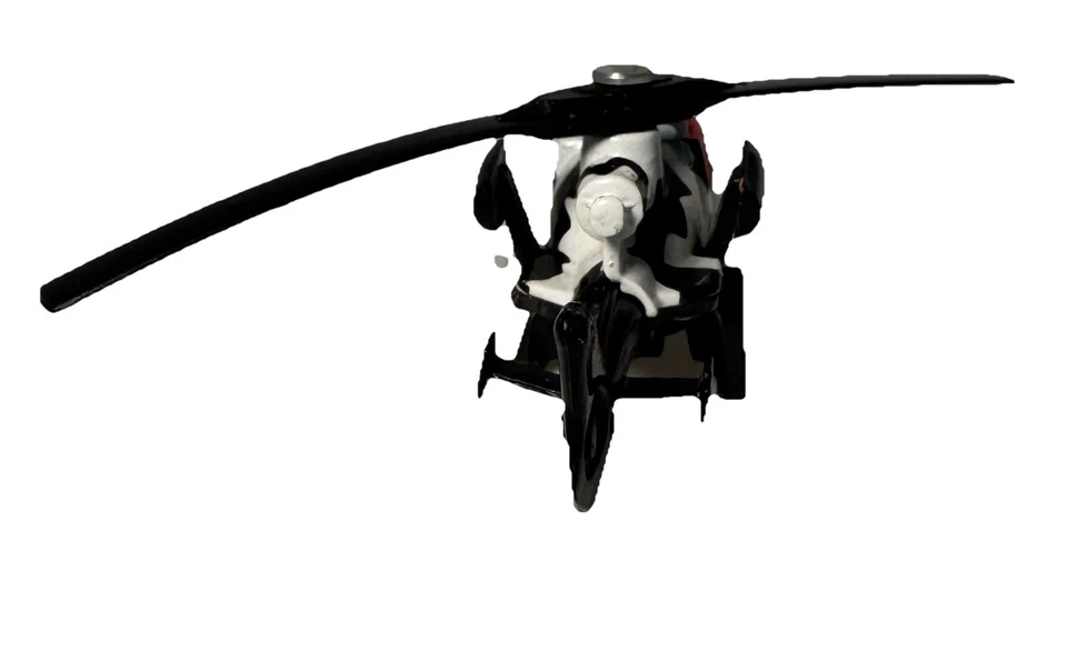 1985 Matchbox Mission Helicopter Vintage Diecast Small Aircraft Toy  - Image 4 of 4