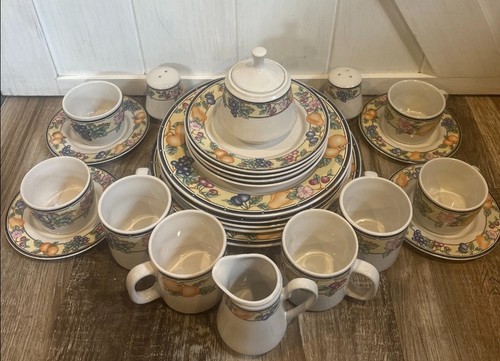 Oneida Orchard Stoneware- Plates, Bowls, Mugs, & More! Choose Your Set! Pls Read