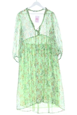 ZARA Robe chemisier Dames Robe T EU 38 vert-rouge-blanc cassé style décontracté - Photo 1/4