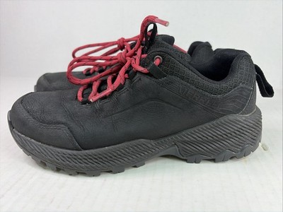 Merrell Forestbound Black Leather Trail Hiking Walking J77278 Women s 7  No Box