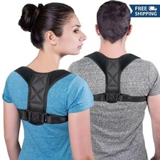 Posture Corrector Adjustable Back Brace Shoulder Support Clavicle Belt Men Women