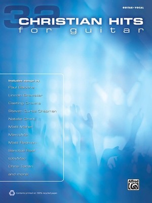 32 Christian Hits for Guitar: Guitar Vocal - Staff, Alfred Publishing - Good...