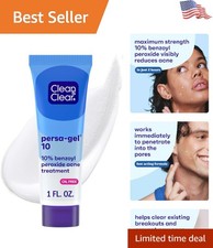 Persa-Gel 10 Acne Spot Treatment - Maximum Strength 10 Benzoyl Peroxide, 1oz