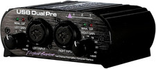 USB Dual Pre Two Channel Preamplifier/Computer Interface Usbdualpreps ,Black