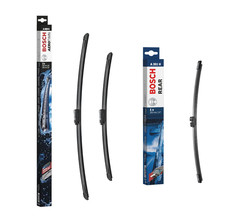 BMW X5 Wiper Blades Set Front + Rear Windscreen 2018 Onwards BOSCH A089S A351H
