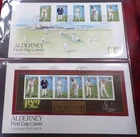 GB QEII FDC x 2. Guernsey Post Office Past Times - Cricket (413)