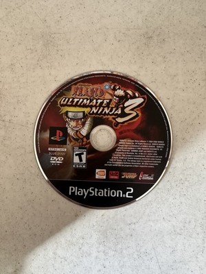 Naruto Ultimate Ninja 3 (Sony Playstation 2 PS2, 2008) DISC ONLY