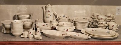 Franciscan Autumn Leaves Vintage  Dinnerware Very Good Cond Earthenware MCM