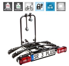 Bullwing SR3+ Fahrradträger für 3 Fahrräder abklappbar  Kupplungsträger B-Ware