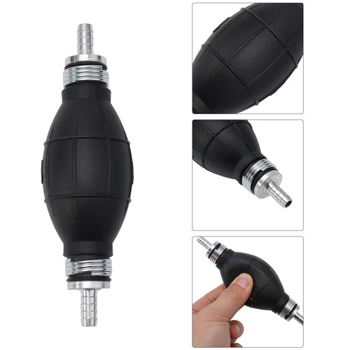 Bulb Hand Pump Hand Pump 1 Pc Black Boat Diesel Motorcycles Non Return - Picture 10 of 16