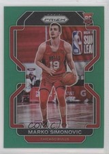 2021-22 Panini Prizm Green Prizm Marko Simonovic #166 1hs9
