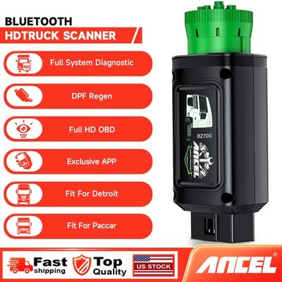 Heavy Duty Truck Scanner with DPF Regen & Reset For Detroit Paccar Engine HD110