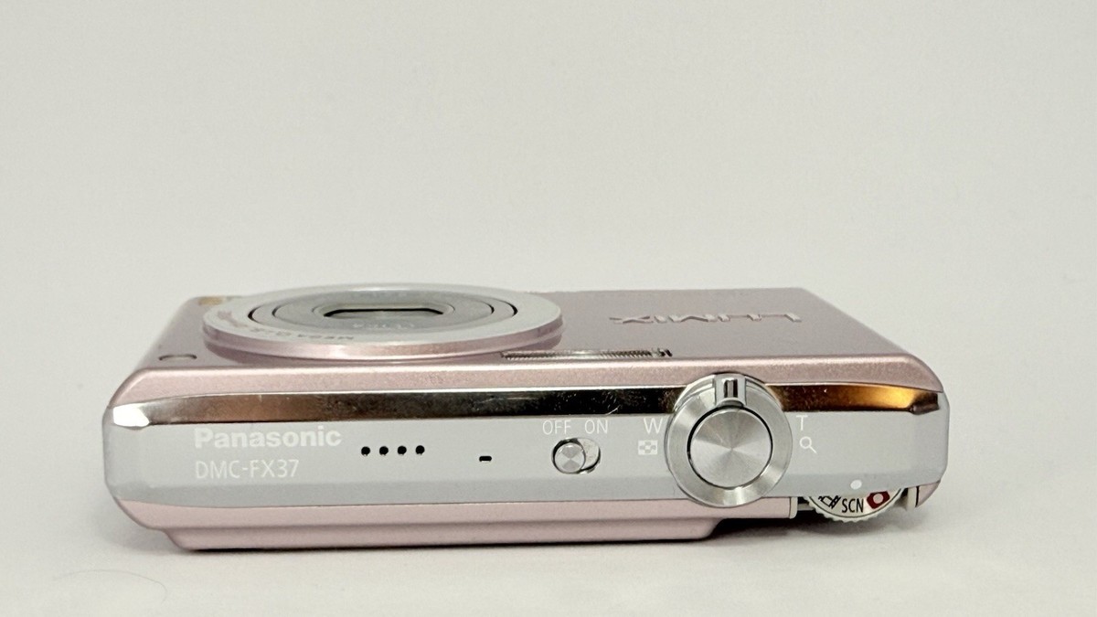 Panasonic LUMIX DMC-FX37 10.1MP Digital Camera Pink Near