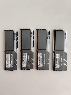 G.SKILL Trident Z RGB Series DDR4 RAM (XMP) 32GB (4x8GB) 3200MT/s CL16-18-18-38