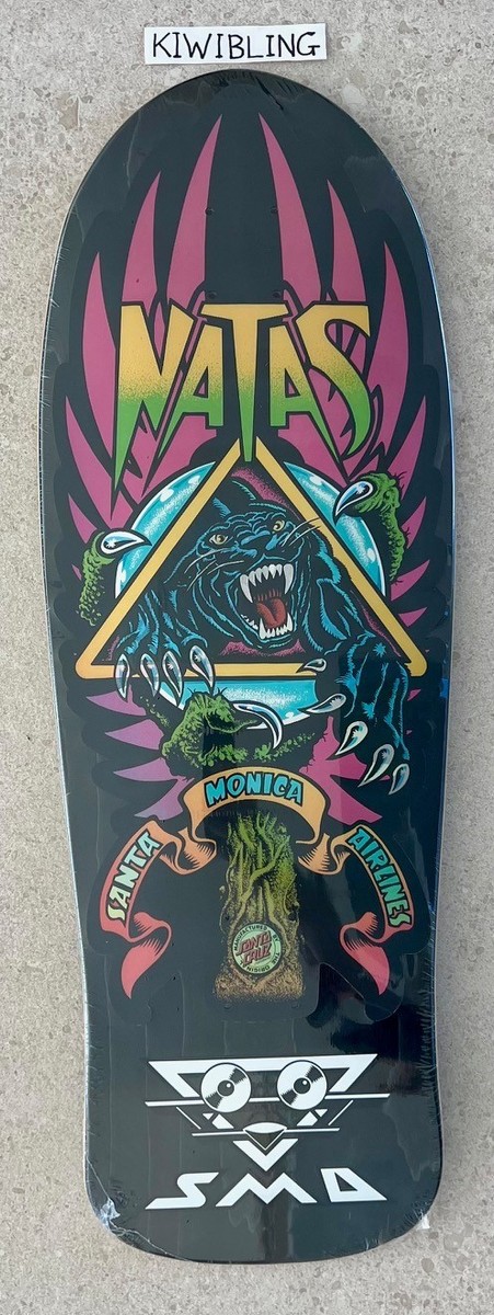 Santa Cruz Natas Kaupas Panther Lenticular Reissue Skateboard Deck