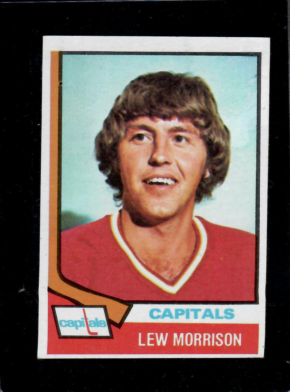 1974-75 TOPPS HOCKEY # 125 LEW MORRISON NICE CARD