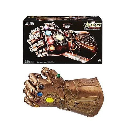 Marvel Avengers Legends Thanos Glove Gauntlet Guanti LED Luce Cosplay Accessory - Picture 6 of 7