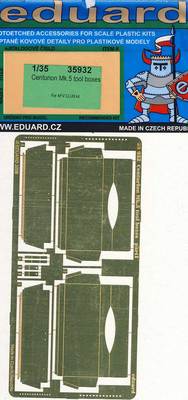 eduard Centurion Mk.5 Tool Boxes AFV Modell-Bausatz Ätzteile 1:35 Photoetch kit