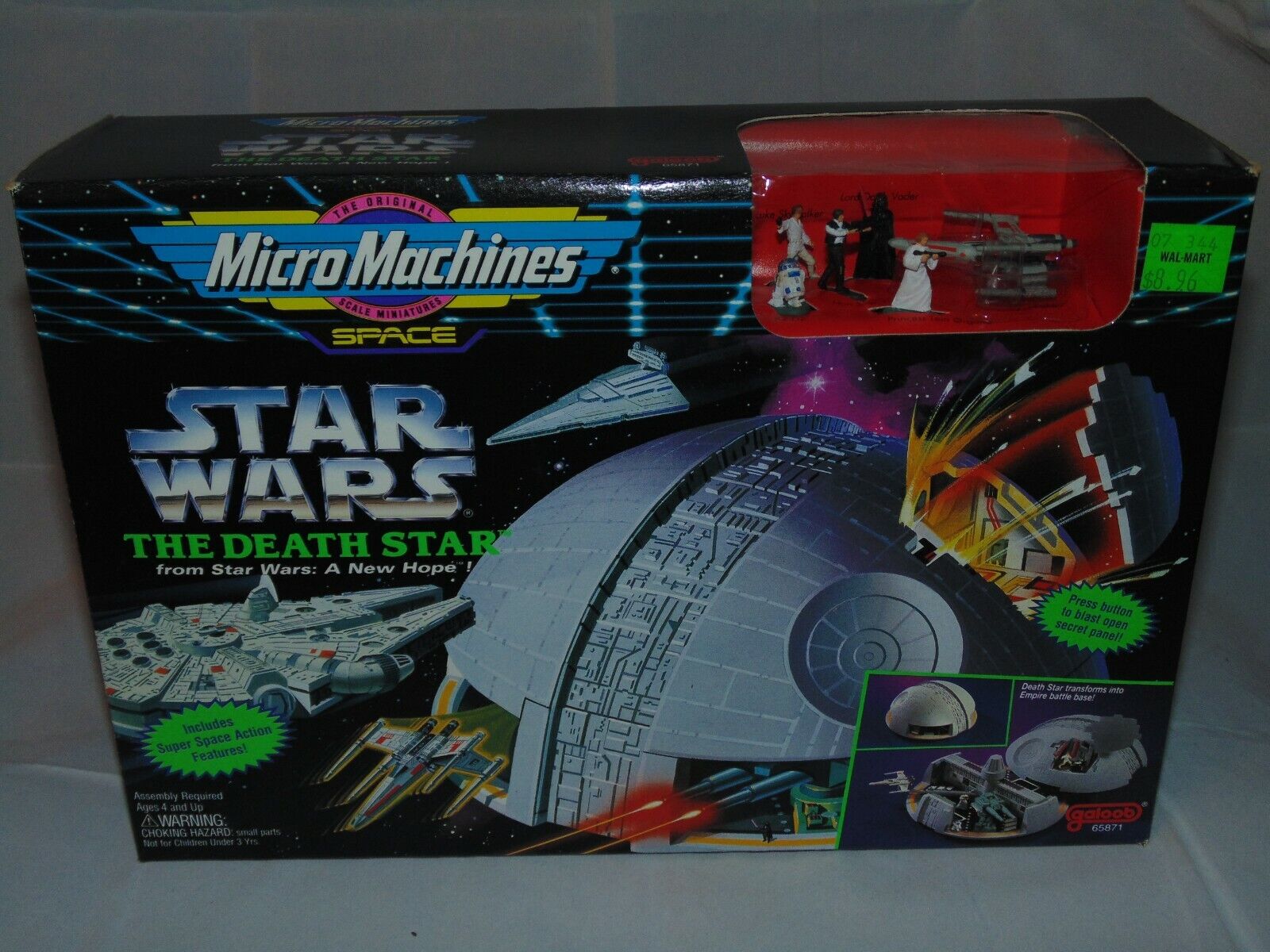 Micro Machines Space Star Wars The Death Star Action Playset Galoob 