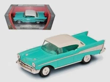 New Road Signature  1/43 Diecast 1957 Chevrolet BEL AIR  Turquoise/White 