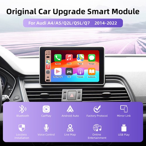 CarPlay Android Auto 7"/8.8" Screen Retrofit Kit for Audi A4, A5, Q2L, Q5L, Q7 - Picture 3 of 15