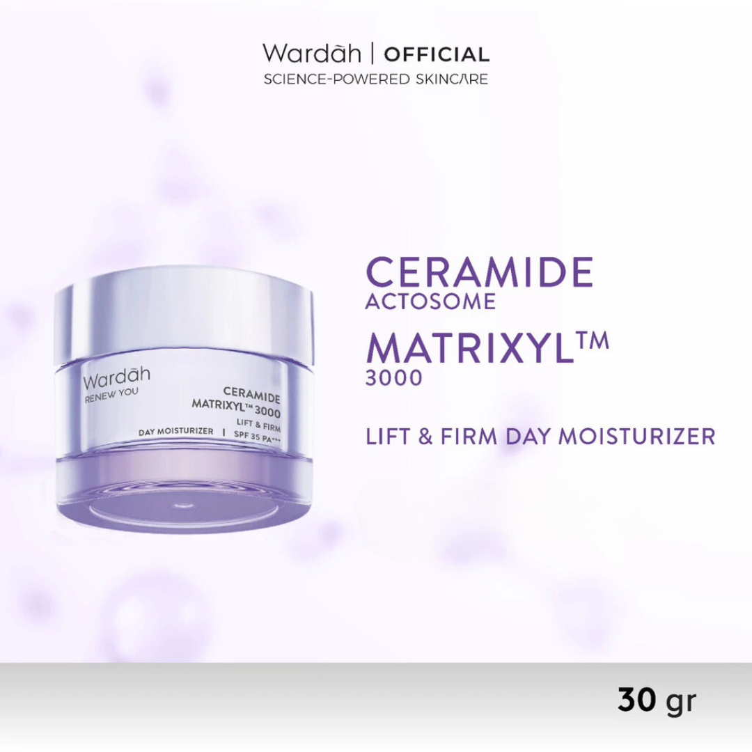 Wardah Renew You Ceramide Matrixyl™ 3000 Lift & Firm SPF 35 PA+++ Day Moisturize