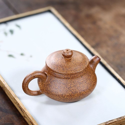 8oz Chinese Gongfu Theepot - Echte Zwarte Klei Zisha Classics - Pot - View #2