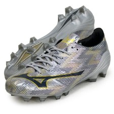 MIZUNO Soccer Cleats Mizuno Alpha 2 JAPAN P1GA256004 Galaxy Silver/Navy NEW