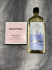 Beautybio Glass & Gloss Megawatt Glow Pro-Facial NEW~ w/ Bath & Body Lavender